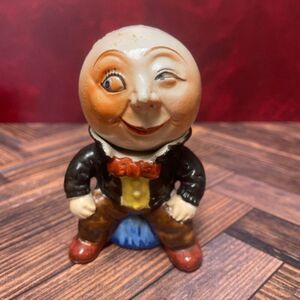 "Man in the Moon" 2-Piece Salt & Pepper Shaker – Made in Japan (1930's-1940's)